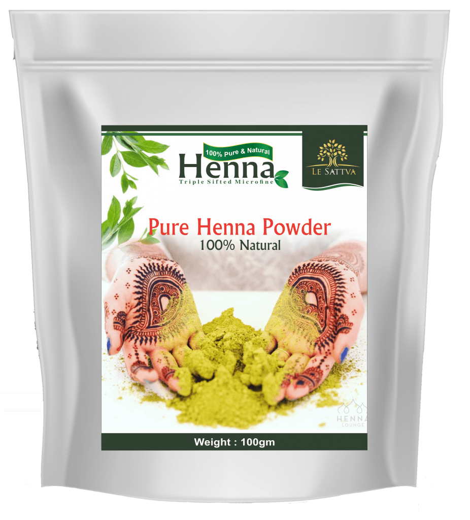 Pure Henna Powder Triple sifted Microfine powder Le Sattva